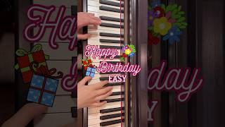 Happy birthday EASY SHEET MUSIC #фортепиано #piano #пианино #ноты #нотыдляфортепиано #sheetmusic
