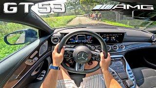 2024 Mercedes-AMG GT 53 POV Test Drive & EXHAUST SOUND