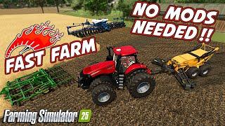 How To Fast Farm Without Mods In Farming Simulator 25