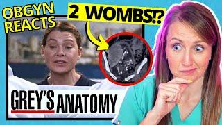 Doctor Reacts: Grey's Anatomy Double Uterus Birth