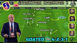 OP 4-2-3-1 (3-AMF)  Quick Counter Best Formation eFootball 2025  | Best Counter Attack Formation