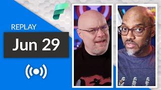 REPLAY Microsoft Fabric / Power BI Q&A - LIVE (June 29, 2024)
