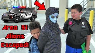 AREA 51 ALIEN ABDUCTION! Mystery Escape Rescue Mission!