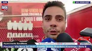 Henrique Almeida comenta gol no final e liderança do Vila Nova: "Trabalho muito bem feito"