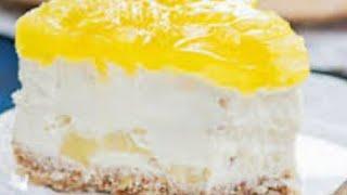 طريقة عمل تشيز كيك  الأناناس البارد How to do pine apple cake soft and juicy pine apple cake