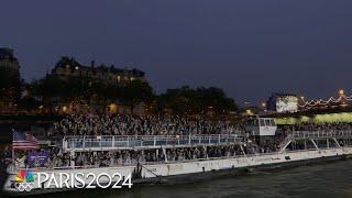 Team USA arrives at the 2024 Olympic Opening Ceremony | Paris Olympics | NBC Sports