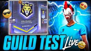 Weekly  Membership     FREE FIRE LIVE GUILD TESTING || GUILD TEST LIVE  #freefirelive #guildtest