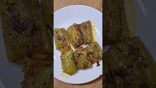 Stuffed Snake Gourd Recipe | Chichinda bharwa recipe | Chachindra gota bhaja #shorts #snakegourd