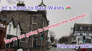 Don’t mention the weather Ness says as we head to Bala for lunch at Woodys