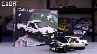 Takumi Fujiwara Toyota AE86 | CaDA Bricks C61024W Stop Motion Build