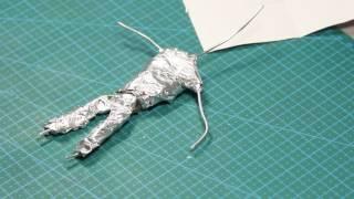 How to Make an ARMATURE for POLYMER CLAY FIGURES