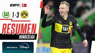 LOS NEGRIAMARILLOS FUERON MÁS Y GANARON ANTE LOS LOBOS | Wolfsburg 1-3 Dortmund | RESUMEN