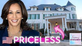 Kamala Harris $5 Million Brentwood Mansion & DC Mansion | House Tour 2024