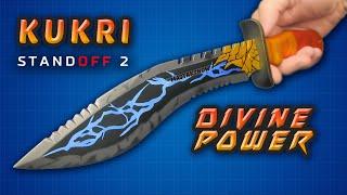 How to make a knife KUKRI "DIVINE POWER" Standoff 2. DIY from wood
