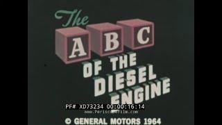" THE ABC OF THE DIESEL ENGINE "  1964 GENERAL MOTORS EDUCATIONAL CARTOON   XD73234