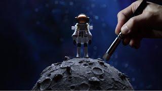 I Made an Astroneer Inspired Moon Diorama
