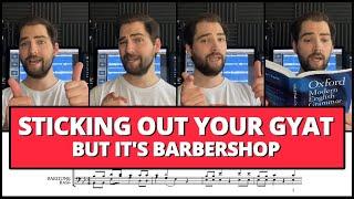 Sticking out your gyat for the barbershop rizzler