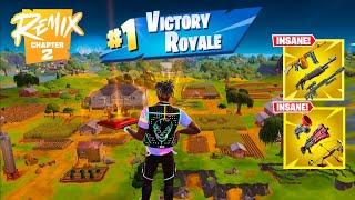 111 Kill Solo Vs Squads Wins Gameplay Full Game (Fortnite Chapter 2 Remix Ps4 Controller)