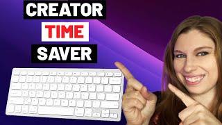 Content Creator Tech To Save Time (Bluetooth Keyboard)