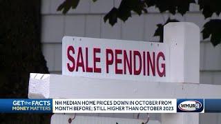 New Hampshire home prices down in October from month before; still higher than October 2023