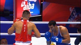 Round of 16 (+91kg)  KUNKABAYEV Kamshybek (KAZ) vs GHADFA AYOUB (ESP) /AIBA World 2019