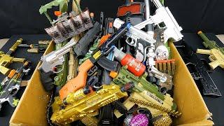 Cardboard Box of Toy Guns, Military Weapons, Drill Special Guns And Equipment