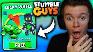 SPINNING *25* LUCKY WHEELS IN STUMBLE GUYS! (BOLT PART 1)