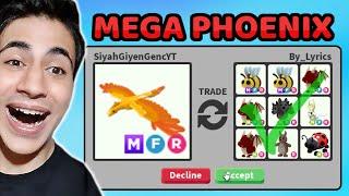 MEGA NEON PHOENİX PET TRADE YAPTIM !! Mega Legendary Pet Teklif ( Roblox Adopt Me )