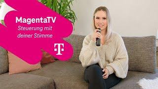 Mit Sprachbefehlen zurückspulen & pausieren – MagentaTV macht’s möglich!