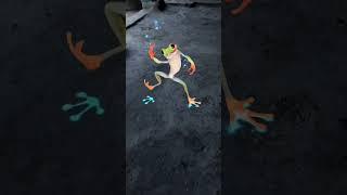 frog  funny # dance  viral # video  trending # short 