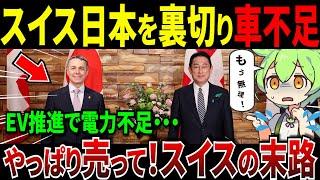 スイスが日本車を拒否！「もうハイブリッド車は不要!!」→「やっぱり輸入させてください」そのワケとは…【ずんだもん＆ゆっくり解説】