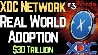XDC gets REAL WORLD ADOPTION ($30 Trillion Tokenization)