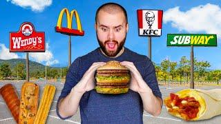Trying NEW Fast Food for 24 HOURS! Subway Footlong Sidekicks, McDonald’s Double Big Mac