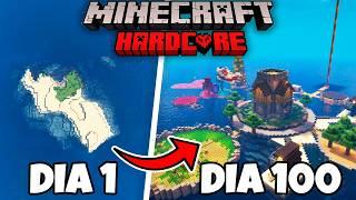 Sobreviviendo 100 Días en una Isla Desierta SIN NADA en Minecraft Hardcore