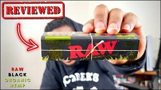 Raw Black Organic Hemp Rolling Papers - Review