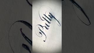 Copperplate calligraphy, tutorial : how I write #pretty