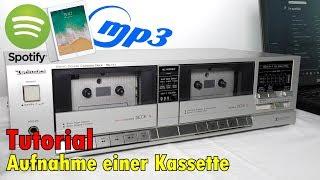 Tutorial - Wie bekomme ich Musik vom Computer/Handy/Spotify auf Kassette?