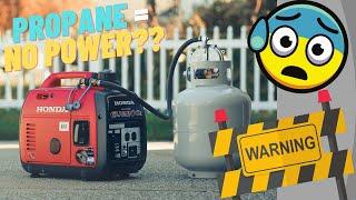 Honda Propane Conversion Kit - Less Power?? Engine Damage?? Video Part 1 - EU2200i EU2000i