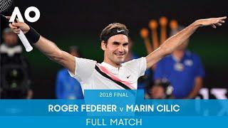 Roger Federer v Marin Cilic Full Match | Australian Open 2018 Final