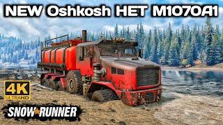 New Truck Oshkosh HET M1070A1 In SnowRunner Season 15 #snowrunner #truck #4k