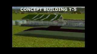 CCMP Delaval 54 Bail Rotary Concept Building T5