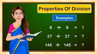 Properties of Division | Division | E-Learning Studio