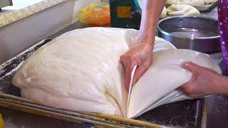 Amazing skill！The amazing speed of a donut-making MASTER / 令人驚嘆的技巧！超速甜甜圈大師, 甜甜圈蛋沙拉堡製作技能-Taiwan Food