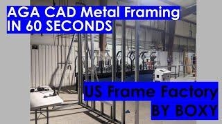 AGA CAD Metal Framing Suite in 60 Seconds by US Frame Factory