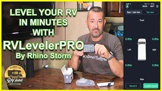 Wireless Bluetooth RV Leveling System - RVLevelerPRO By Rhino Storm - Level Your RV In Minutes