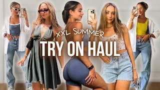 XXL SUMMER TRY ON HAUL - SKIMS, ZARA, H&M, TEVEO, ...  // annrahel