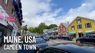 Camden, Maine - Downtown Walking Tour, USA