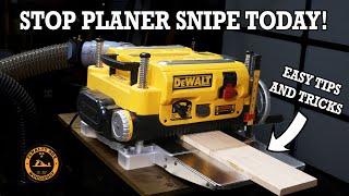 How to Stop Planer Snipe on YOUR Planer - Easy Tips, Tricks, and Jigs for the Thickness Planer