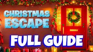 CHRISTMAS ESCAPE ROOM FORTNITE (How To Complete Christmas Escape Room)