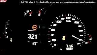 2013 Audi R8 V10 plus 0-338 km/h Top Speed Launch Control Test sport auto